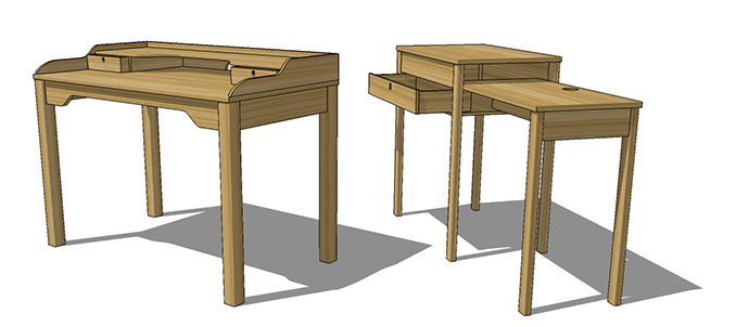Ikea Gustav Desks Sketchucation